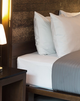 Ansicht der Nachttischlampe