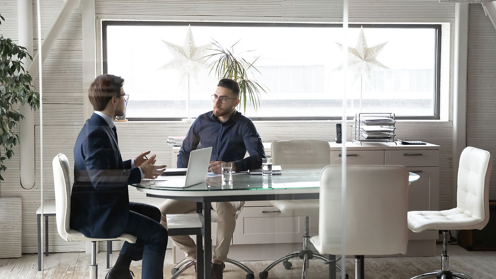 Conversation in office