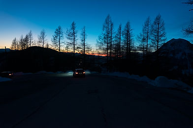 Car At Sunset