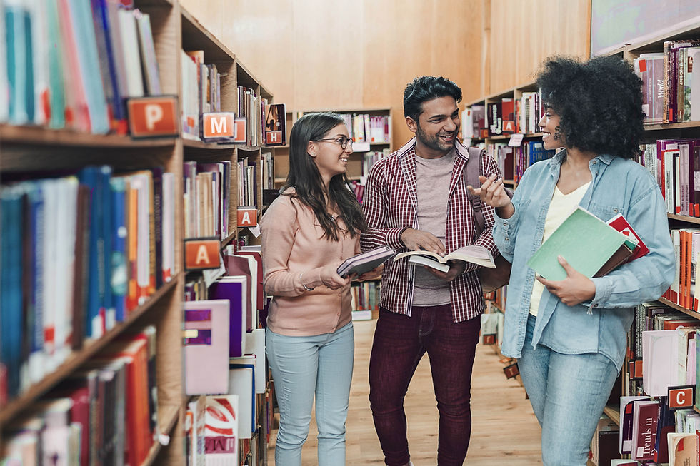 Students in Library