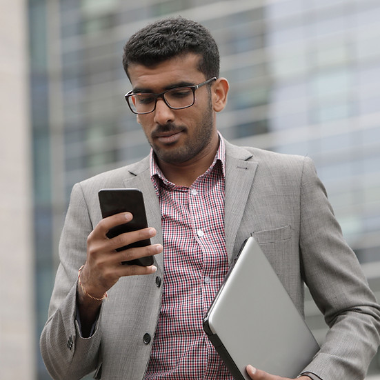 Businessman with Mobile Phone