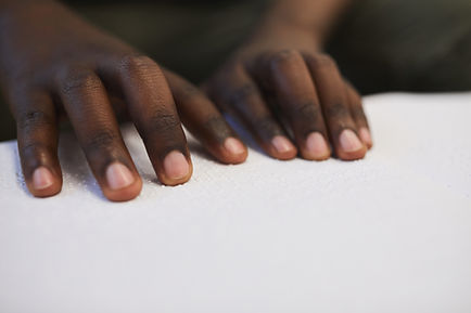 Reading Braille Book