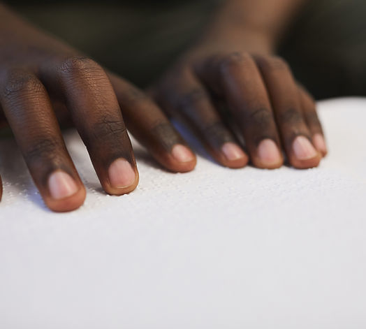 Reading Braille Book