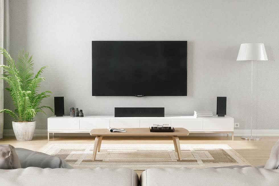 Television in a room
