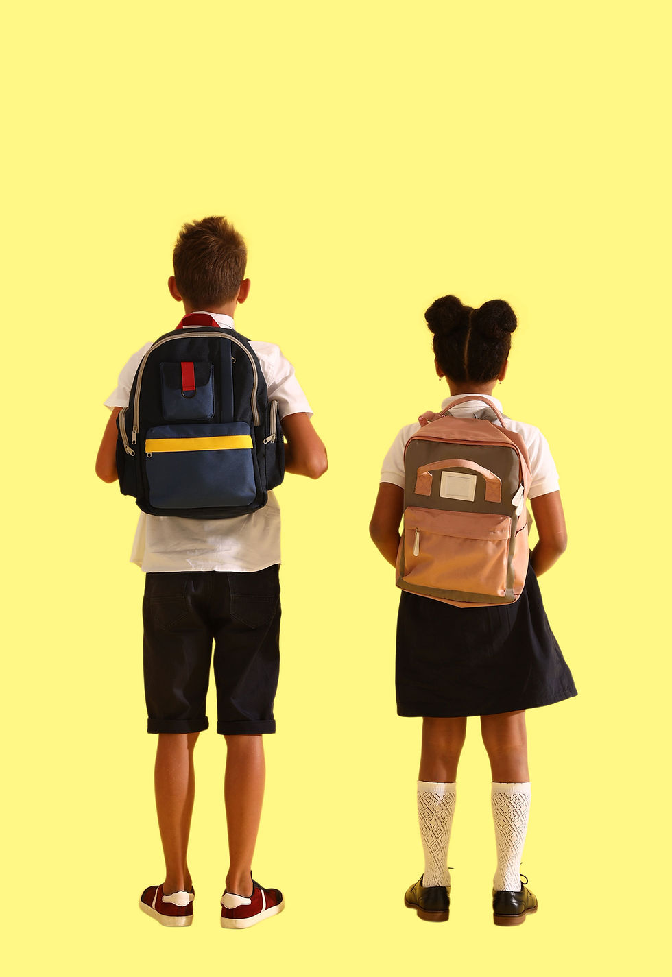 Children With Backpacks