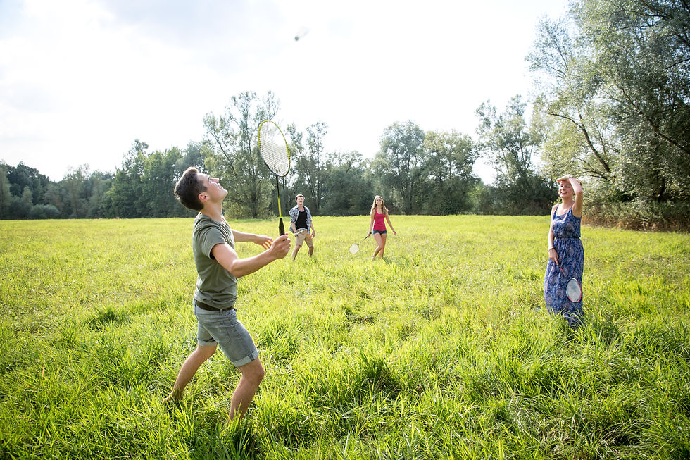 Outdoor Badminton Game