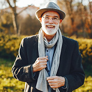 Man with Scarf