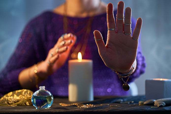 Spiritual Ritual Scene