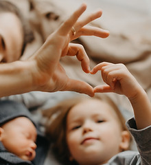 Family Making Heart