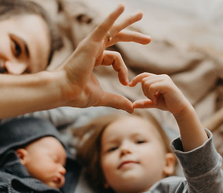 Family Making Heart