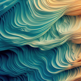 Vagues de couleurs abstraites