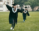 Graduates Celebrating Outdoors