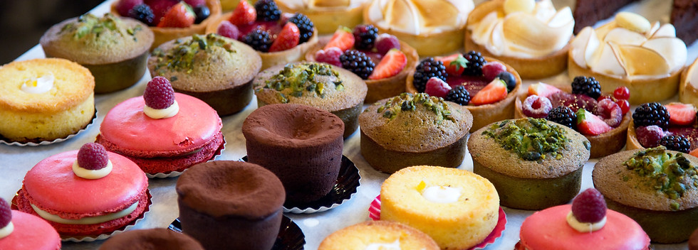 Assorted Desserts Display