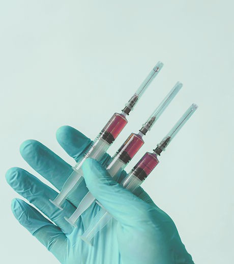 Medical Syringe Closeup
