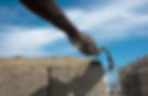Building a house. Concept for rebuilding Haiti