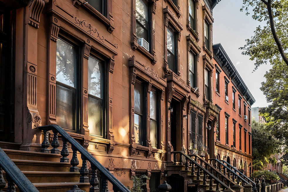 Brownstone Row Houses