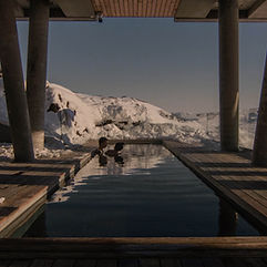 Outdoor Snowy Pool