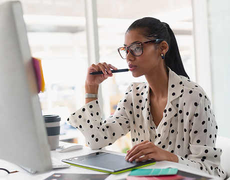 Professional Woman Working
