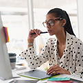 Professional Woman Working