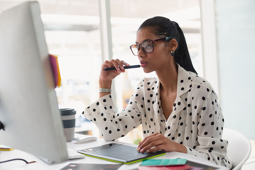 Professional Woman Working