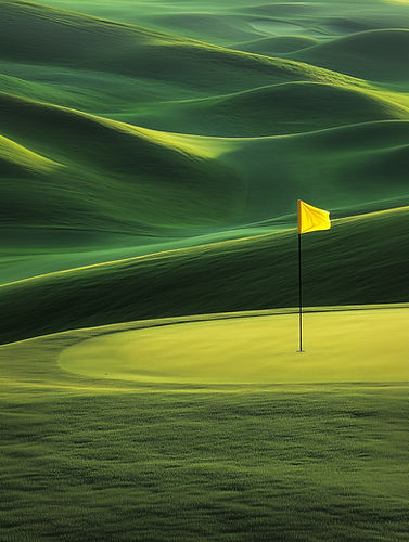 Golf Course Flag