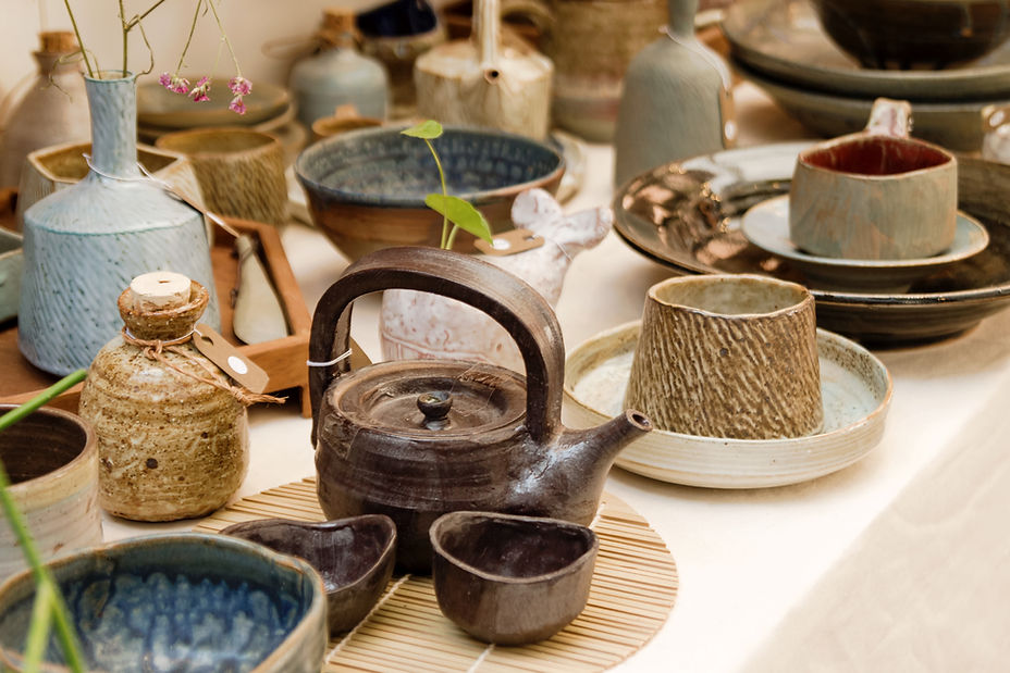 Handmade tea set