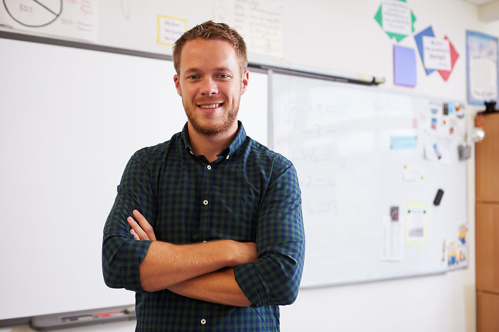 LevelUp English trainer in the classroom