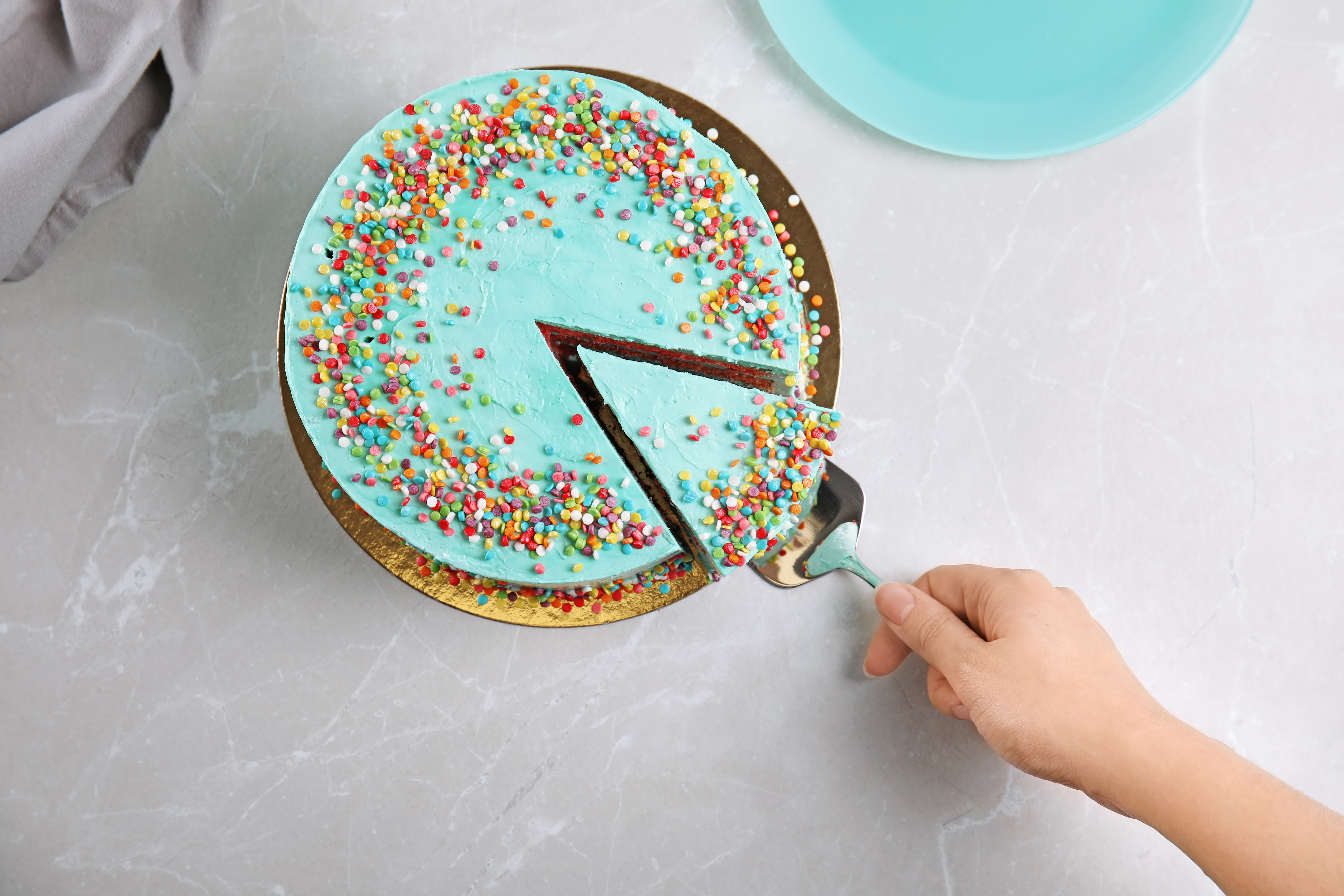 Cutting Cake Slice