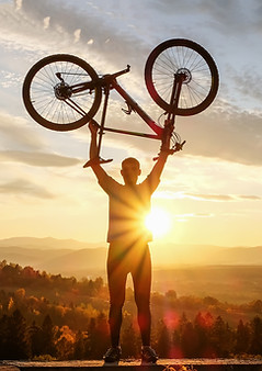 Levantando una bicicleta