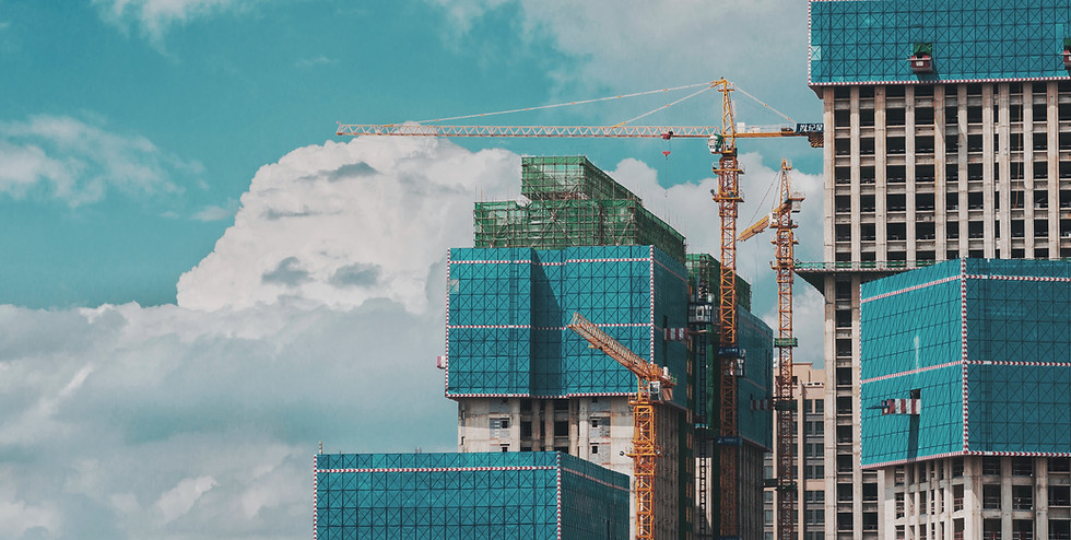 Construction Site and Clouds