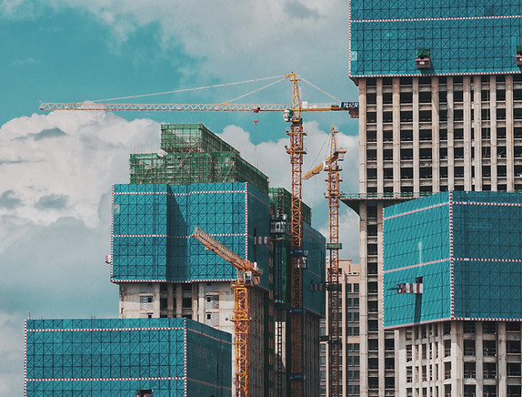 Construction Site and Clouds