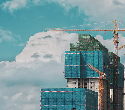 Construction Site and Clouds