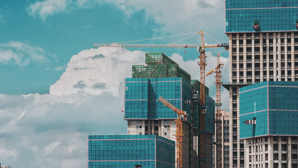 Construction Site and Clouds