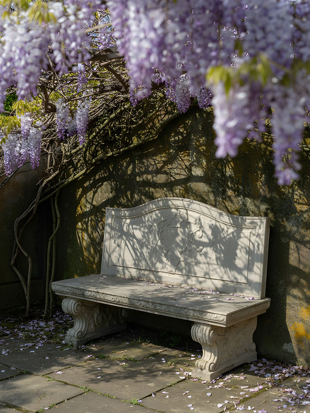 Stone Bench Garden
