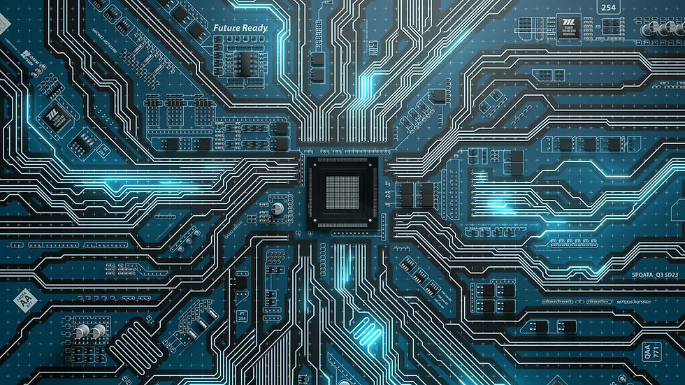 Futuristic Circuit Board