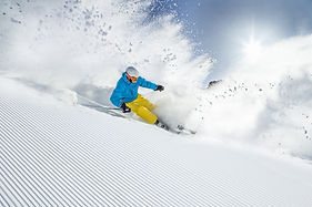 Skiing Downhill