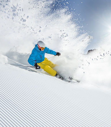 Skiing Downhill
