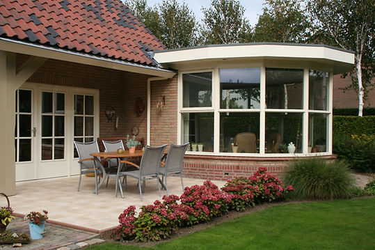 Luxury house with terrace and garden