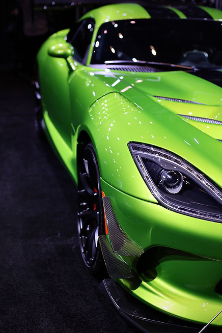 Green Sports Car