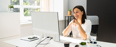 Woman working in the office