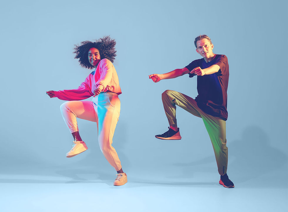 Dance Duo Posing