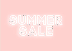 Panneau des soldes d'été