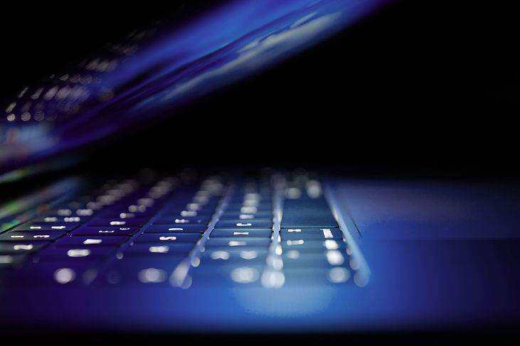 Laptop Keyboard Closeup