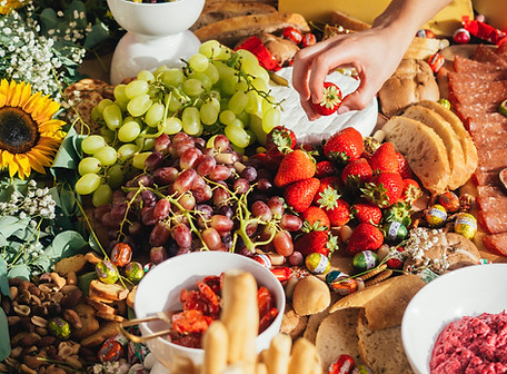 Colorful Food Spread