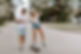 Couple Skateboarding Together