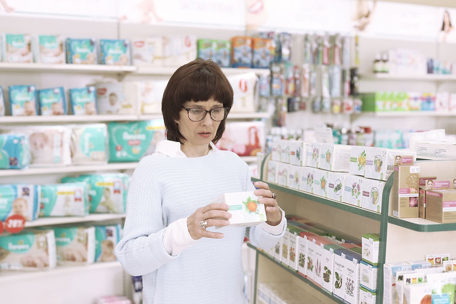 Woman at Nature Store