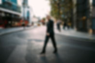 Fashion Blogger Crossing Street