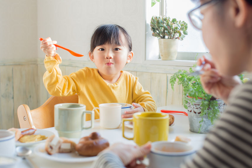 Eating Breakfast