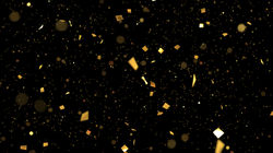 Gold Confetti Background