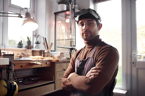 Young Craftsman in the Workshop